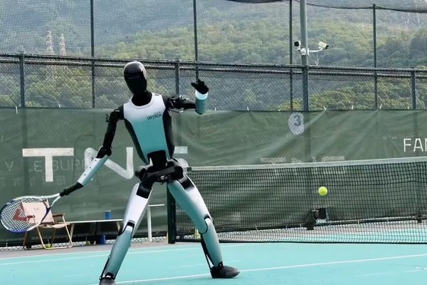 Meet the humanoid robot that plays tennis almost like a pro