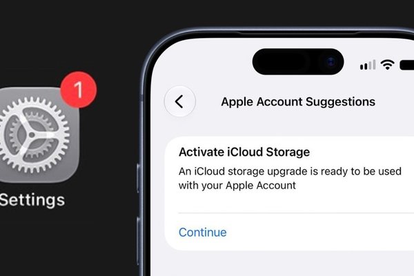 iCloud storage notification glitch puts unremovable red badge on Settings app
