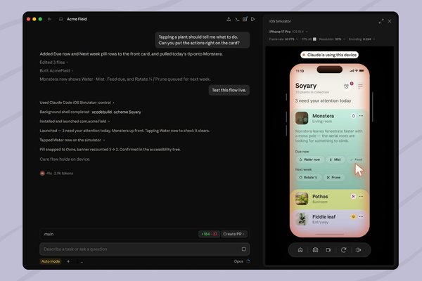 Claude Code Can Now Build and Test iOS Apps in Apples Simulator