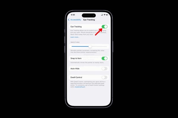 How to Turn On iPhone Eye Tracking