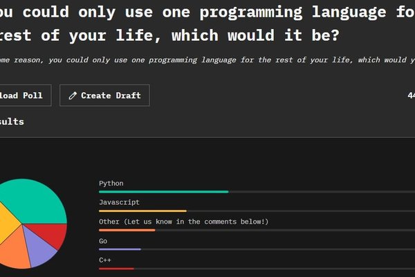 You Can Only Choose One Programming Language for the Rest of Your Life: Choose Wisely