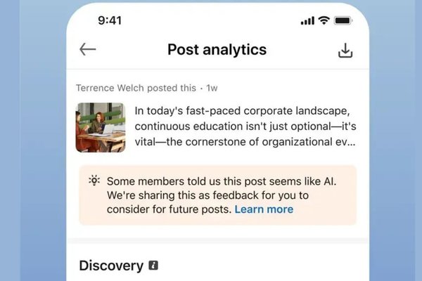 LinkedIn says its AI slop button is working