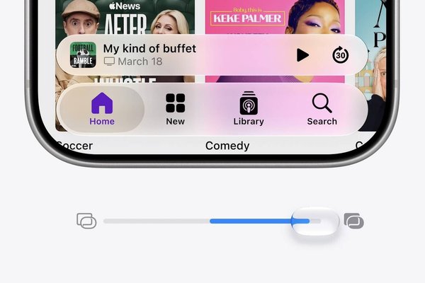 Apple Announces Liquid Glass Improvements and Transparency Slider