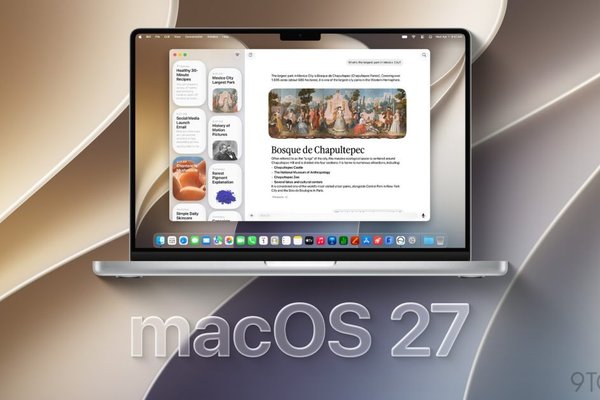 Apple has started replacing macOS names with version numbers in several ways