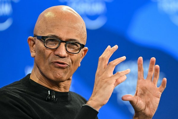  Microsofts CEO Satya Nadella praises Intel and even Apple as critical parts of its own huge success  Without Mac, I wonder whether Office would have happened 