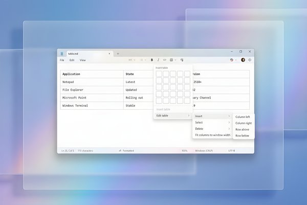  Notepad on Windows 11 can now make Markdown tables  heres how to master it 
