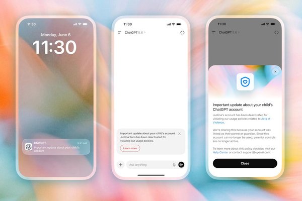 OpenAI will start notifying parents if their teen has been kicked off of ChatGPT