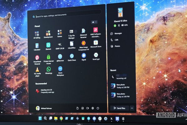 Microsoft Enhances Windows 11 with Convenient Phone Link Panel for Seamless Android Integration