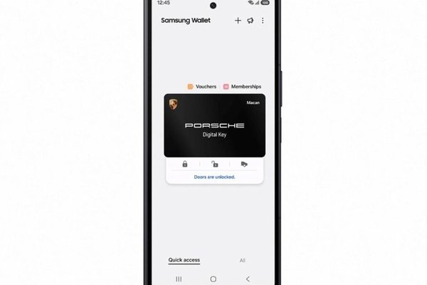 Samsung Wallets Digital Key feature can now unlock your Porsche