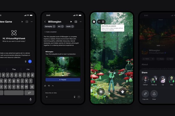 Roblox announces Build, AI tools that let anyone create games