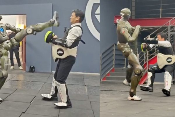 Video Shows Robot Attacking CEO
