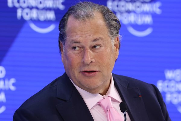 Salesforce climbs on earnings beat as company commits $50 billion for buybacks