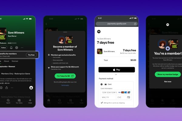 Spotify Introduces Podcast Memberships