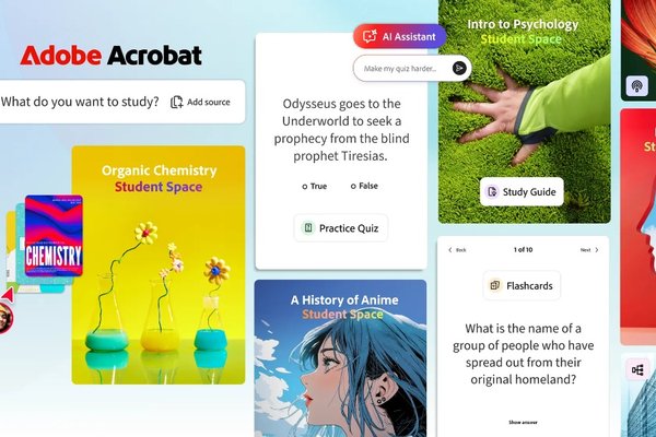 Adobe Launches Student Spaces, Its Take on NotebookLM