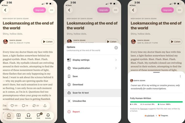 Substack is adding an AI detection feature