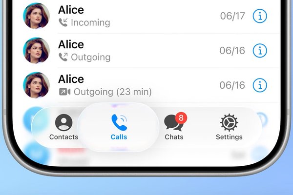 Telegram adopts a Liquid Glass-like design, no iOS 26 required