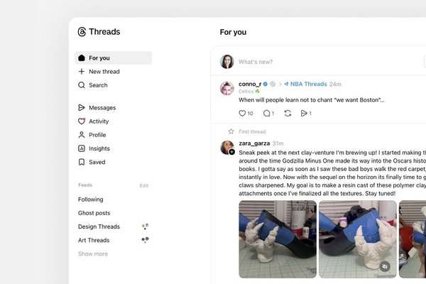 Threads is Testing Redesigned Web App With DMs Support