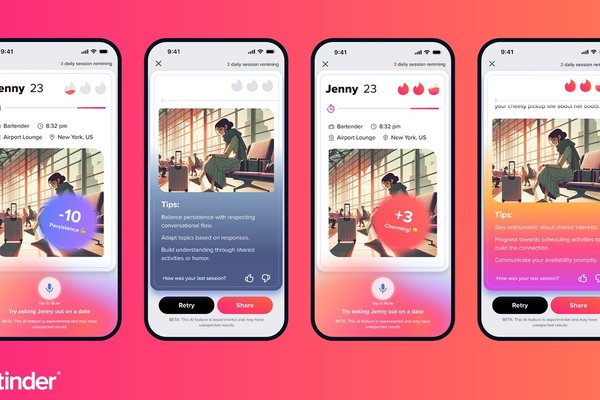 Tinder Introduces Game Game: Speed Dating with AI Voices 