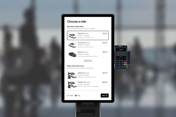Uber is installing kiosks for booking rides without the mobile app