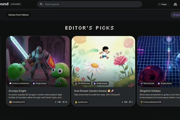 Google Releases a Vibe-Coding Game Making Tool