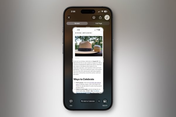 How to use Visual Intelligence to analyze any screenshot in iOS 26