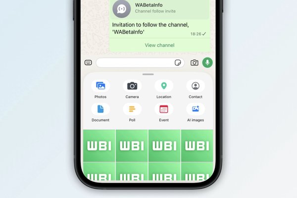 WhatsApp Begins Rolling Out Redesigned Media Share Sheet on iOS