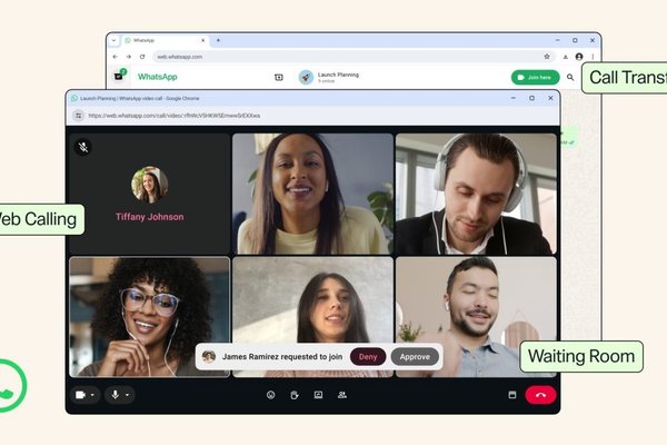 WhatsApp launches web calling alongside new features: call transfer, waiting room