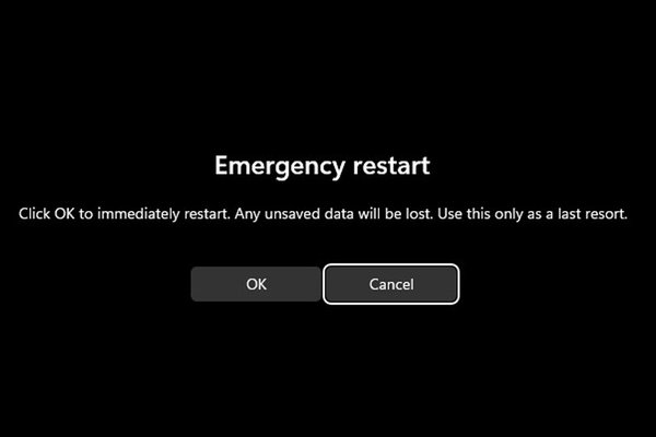 How to Enable Emergency Restart in Windows 11