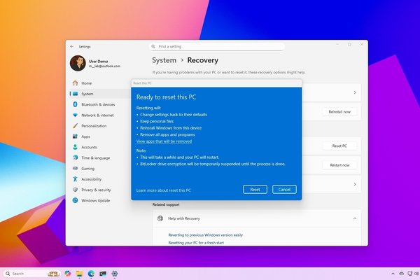  How to reset to factory settings in Windows 11 or Windows 10 