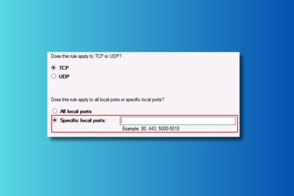 How to Open Ports in Firewall on Windows Server