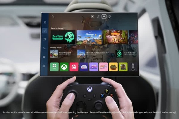 Xbox Cloud Gaming is coming to cars through LGs in-vehicle platform