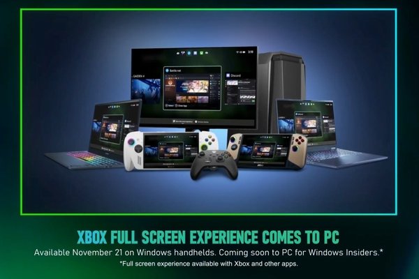 Xbox Full Screen Experience is Coming to All Windows Handhelds Tomorrow