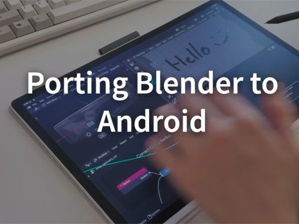Blender, the 3D modeling app, is launching for Android next year; iPad app still on pause