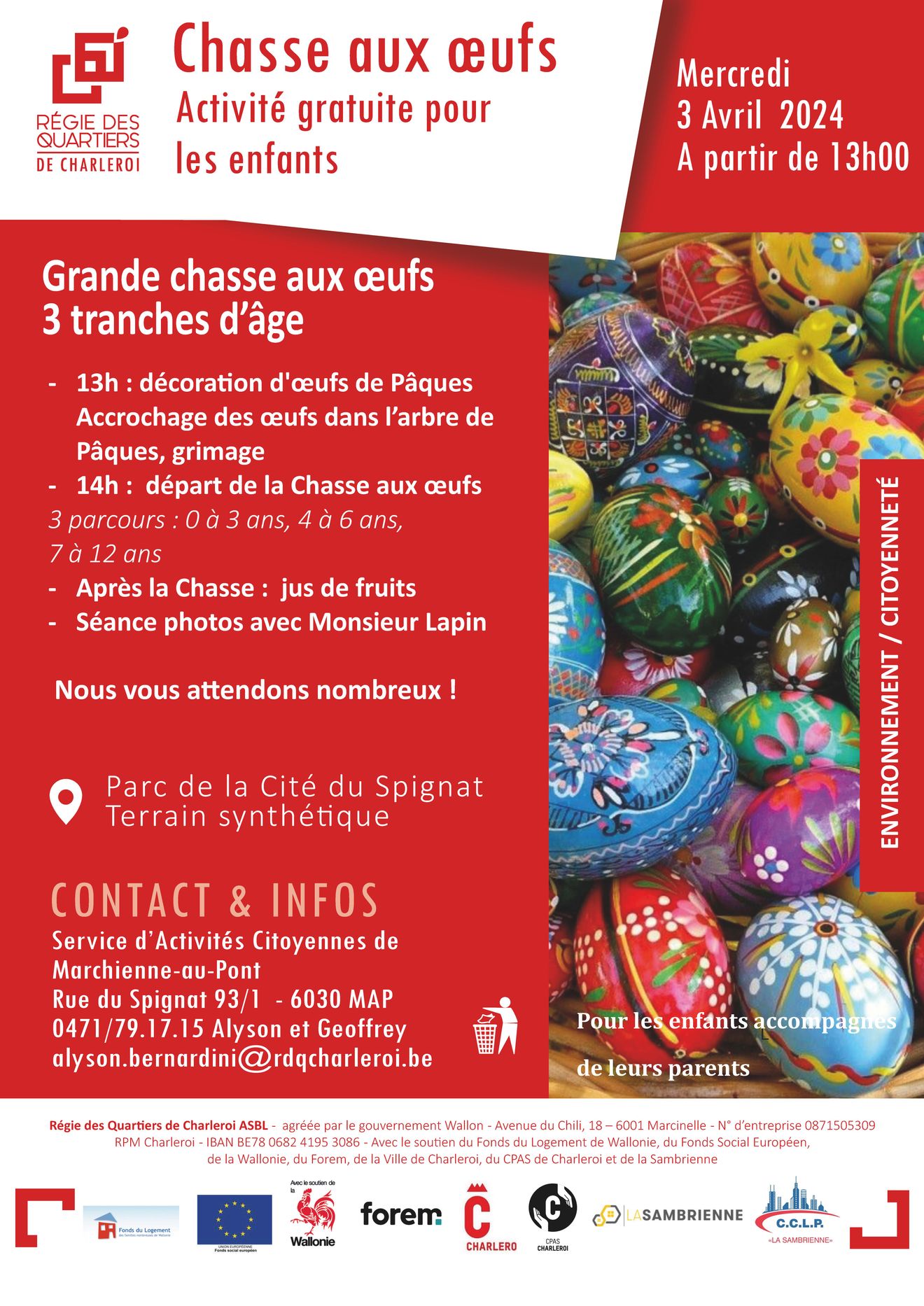 chasse aux oeufs  MAP 