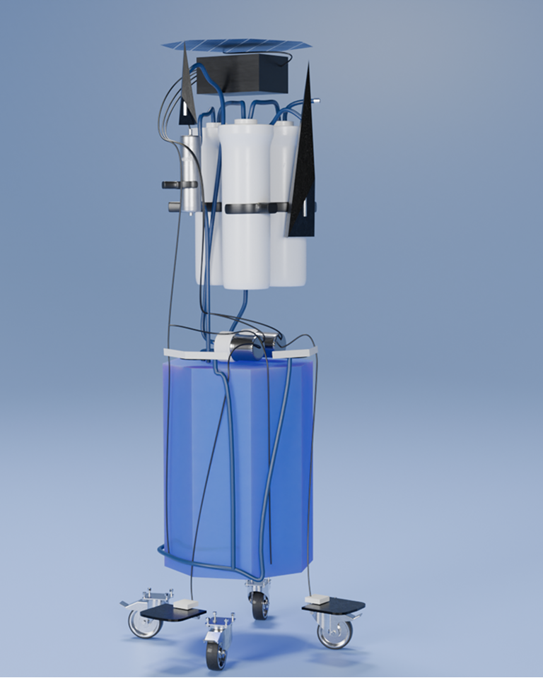 Internal assembly without the shell