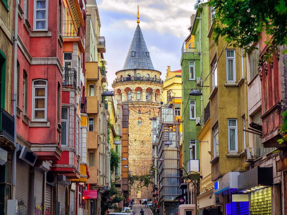galata tower istanbul, turkey