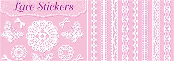 Eleganza Lace Stickers