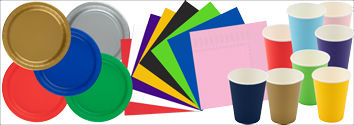 Solid Colour Partyware