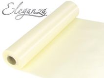 Satin Fabric 29cm x 20m - Ivory - Organza / Fabric