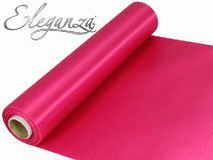 Satin Fabric 29cm x 20m - Fuchsia - Organza / Fabric