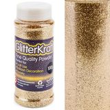 Glitter Kraft Fine Glitter 100g Bottle Metallic Gold No.65 - Craft