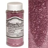 Glitter Kraft Fine Glitter 100g Bottle Lt. Pink No.21 - Craft