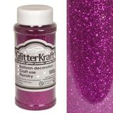 Glitter Kraft Fine Glitter 100g Bottle Fuchsia No.28 - Craft