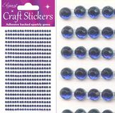 Eleganza Craft Stickers 3mm 418 gems Sapphire Blue No.72 - Craft