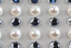 Eleganza Craft Stickers 6mm Diamond/Pearl x 147pcs - Craft