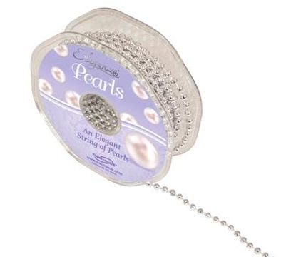 Eleganza Pearls 4mm x 10m Metallic Silver - Accessories
