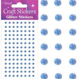Eleganza Craft Stickers 4mm 112 Glitter gems Royal Blue No.18 - Craft