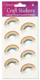 Eleganza Craft Sticker 8pcs Diamante Rainbow - Craft