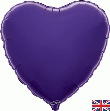 Oaktree 18inch Purple Heart - Foil Balloons