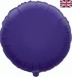 Oaktree 18inch Purple Round - Foil Balloons